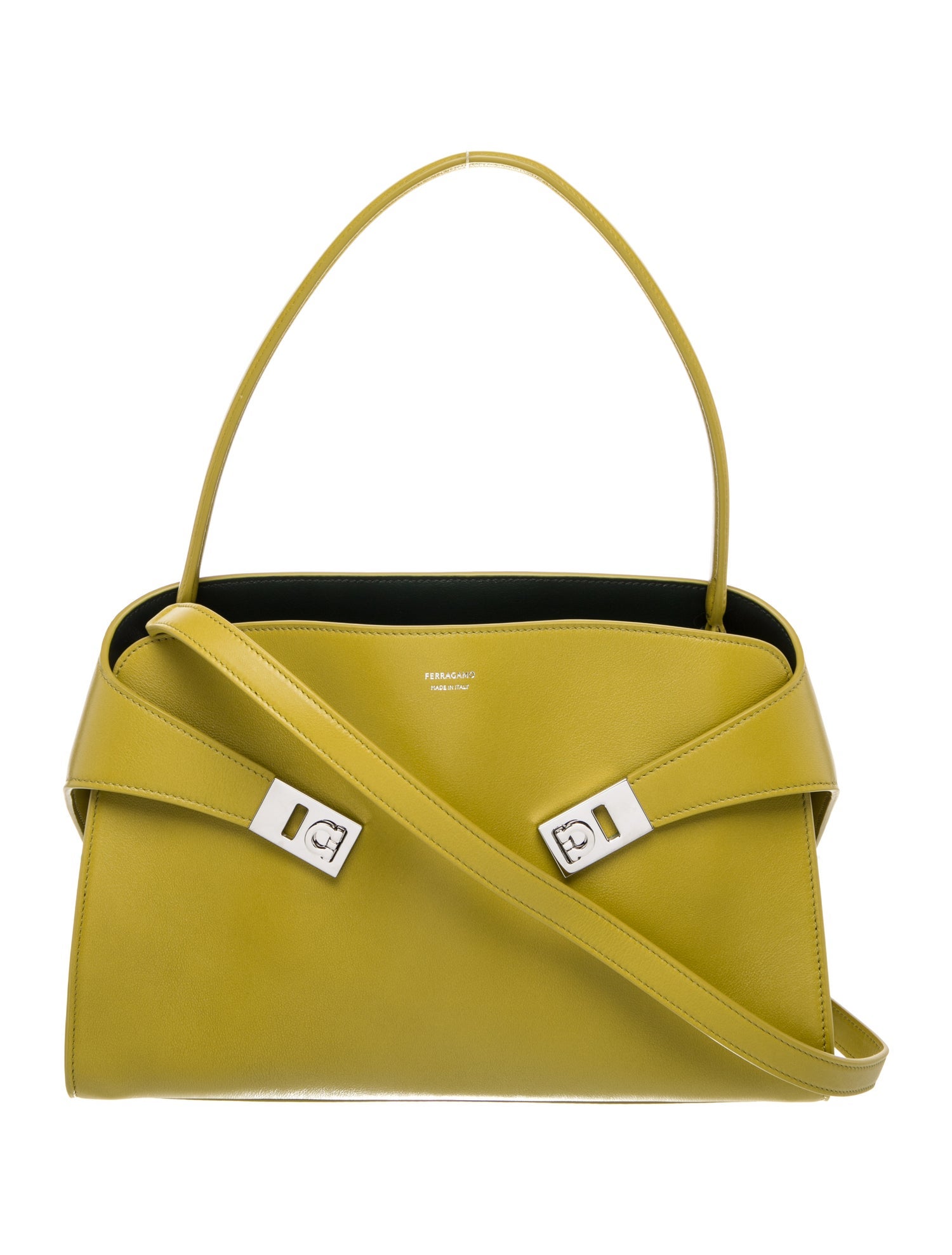 Ferragamo Leather Shoulder Bag w/ Tags