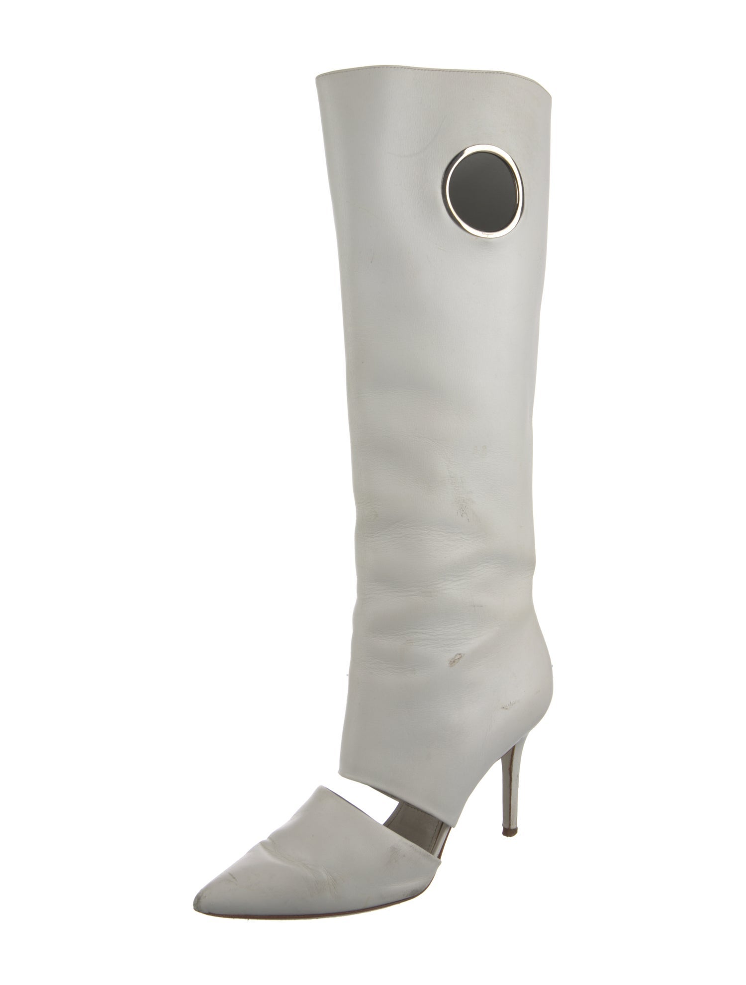 Ferragamo Eyelet Accent Boots