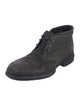Salvatore Ferragamo Suede Lace-Up Boots