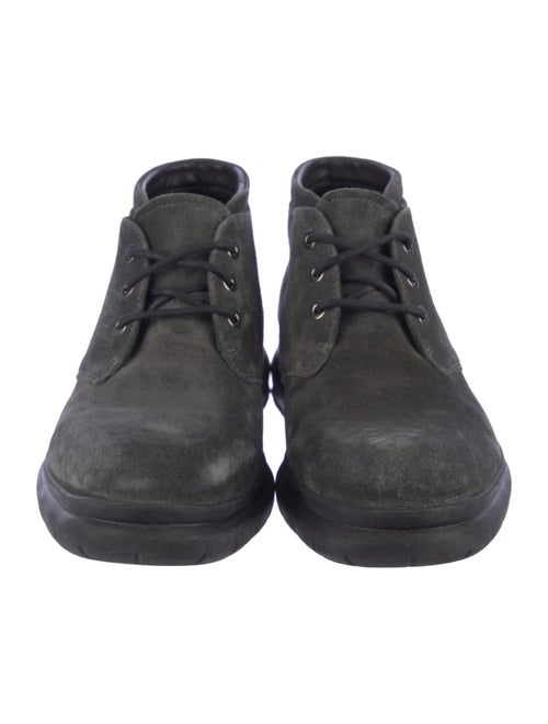 Salvatore Ferragamo Suede Lace-Up Boots