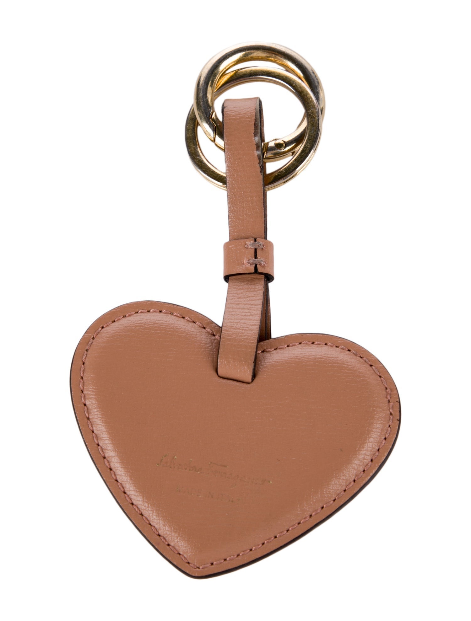 Ferragamo Leather Keychain