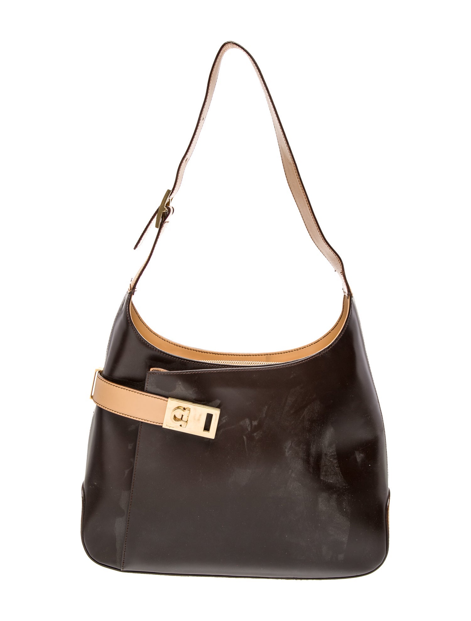 Ferragamo Leather Shoulder Bag