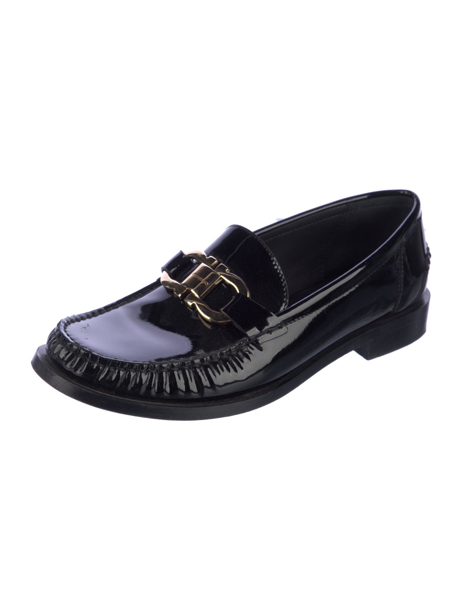 Ferragamo Patent Leather Loafers