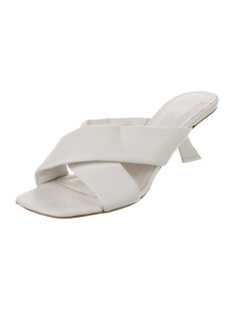 Ferragamo Leather Slides