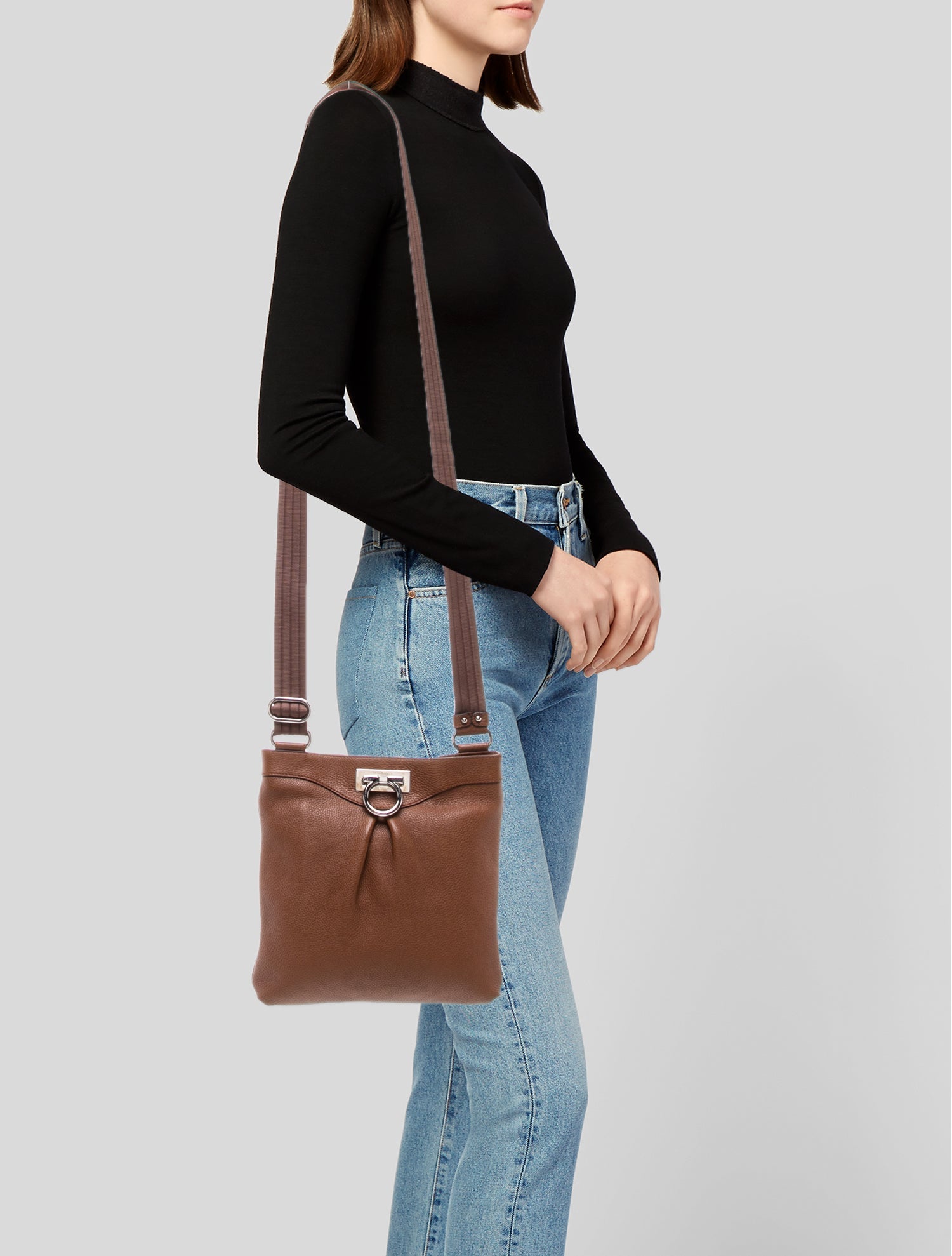 Salvatore Ferragamo Gancini Messenger Bag