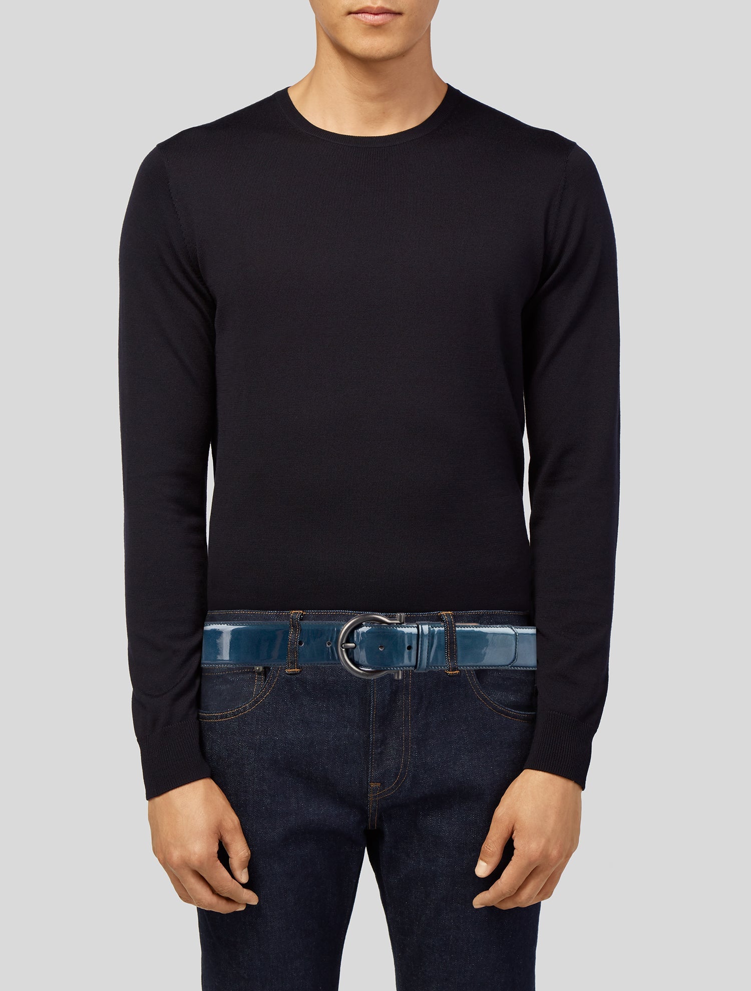 Ferragamo Patent Leather Belt