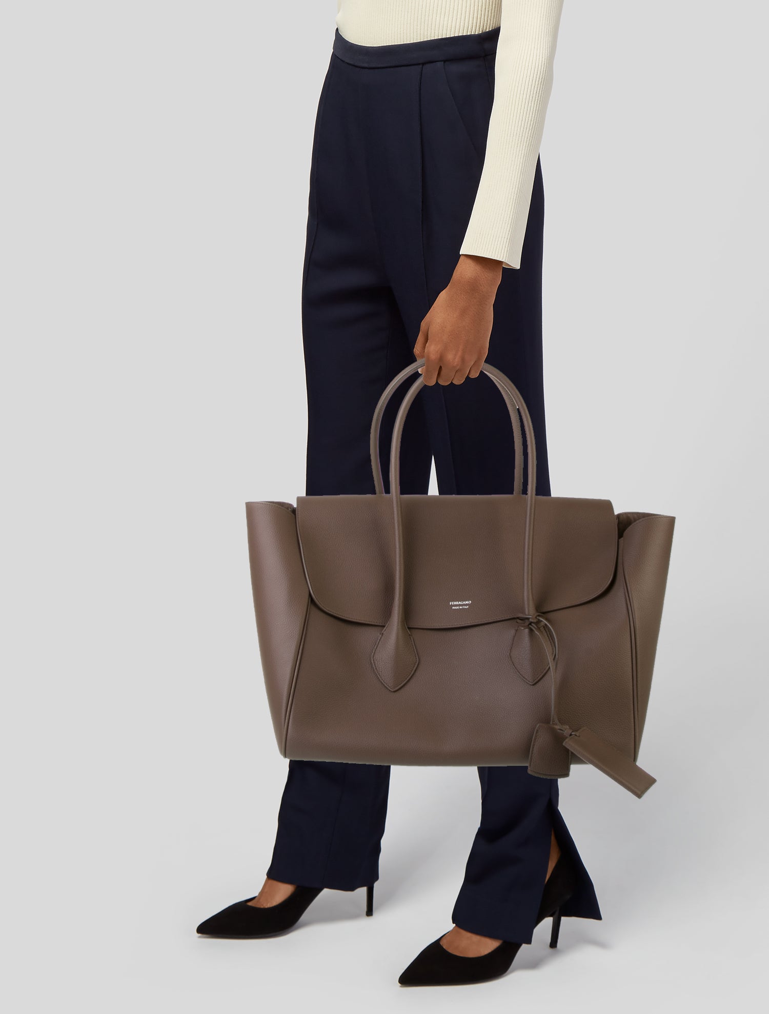 Ferragamo Leather Tote