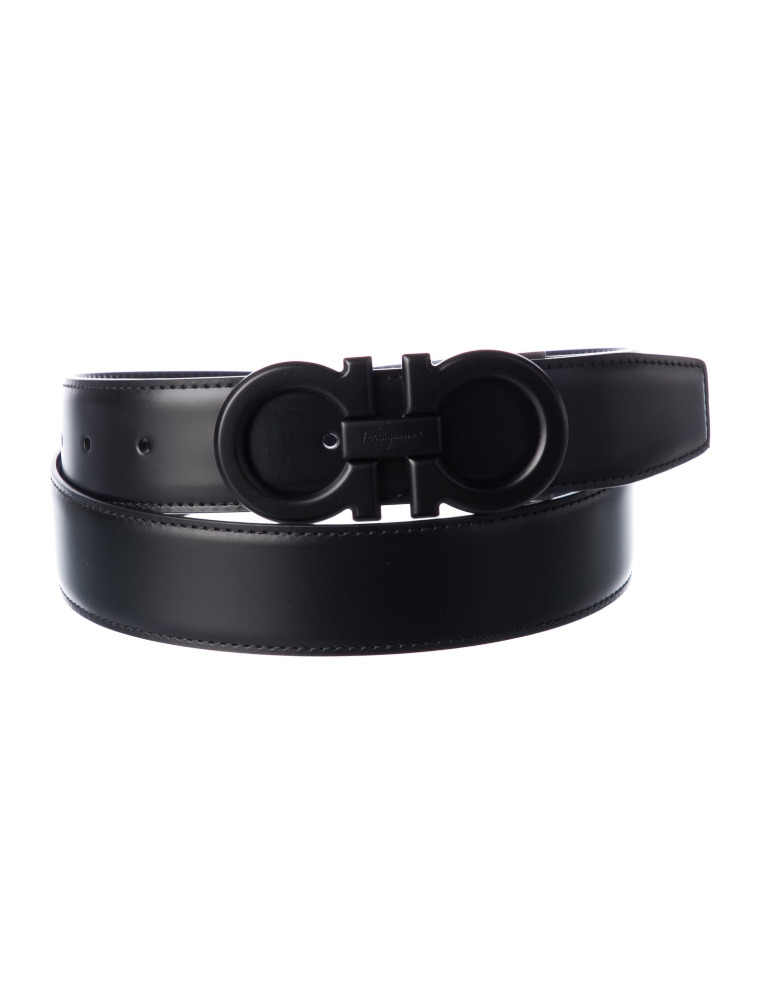 Ferragamo Leather Belt Kit w/ Tags