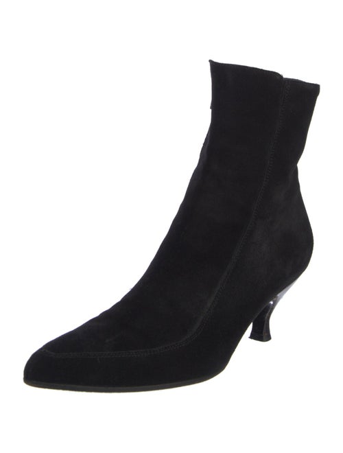 Salvatore Ferragamo Suede Sock Boots