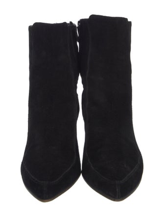 Salvatore Ferragamo Suede Sock Boots