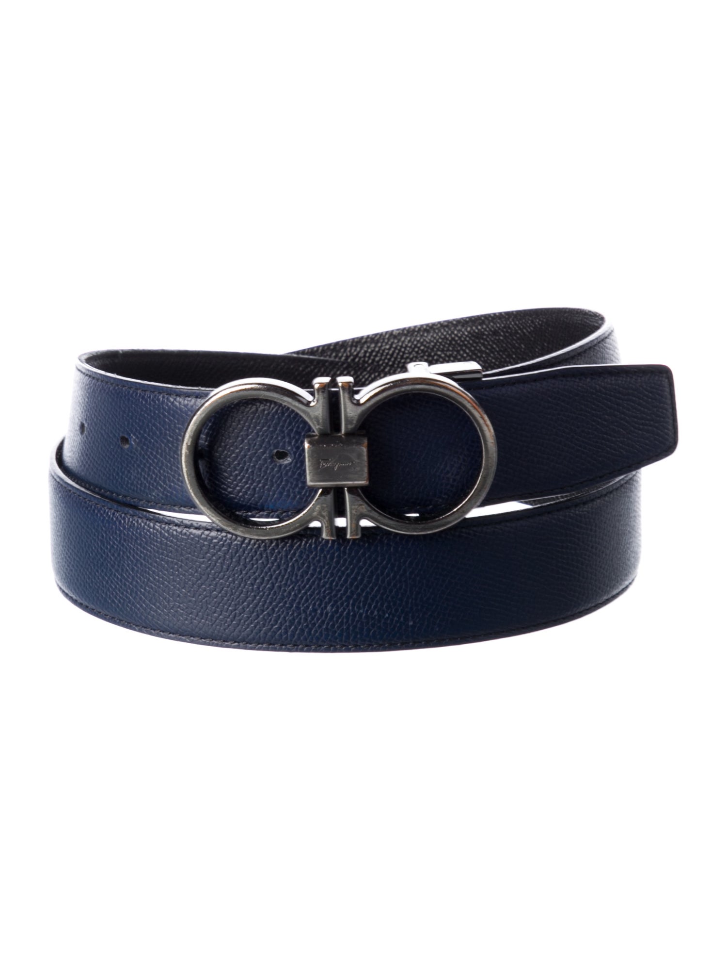 Ferragamo Gancio Logo Leather Belt Kit