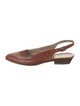 Ferragamo Leather Slingback Flats