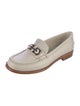 Ferragamo Gancini Logo Leather Loafers