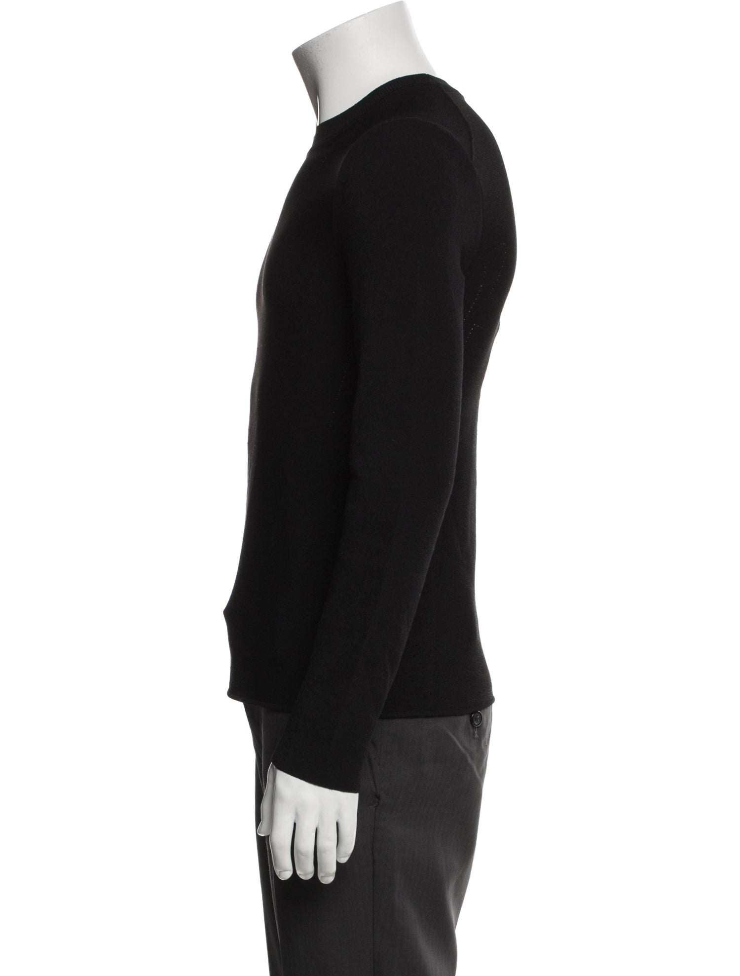 Ferragamo Crew Neck Long Sleeve Pullover