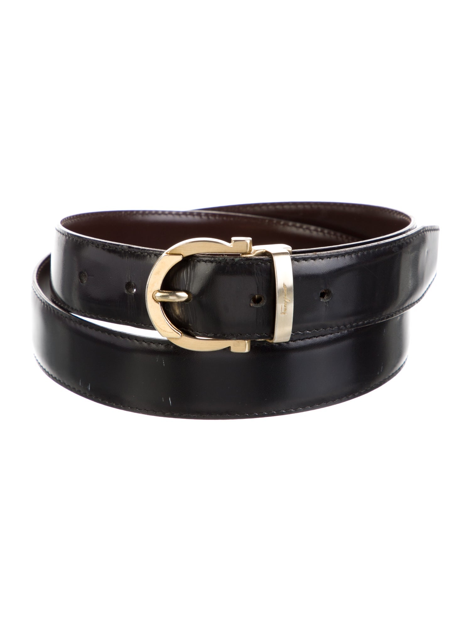Ferragamo Leather Waist Belt