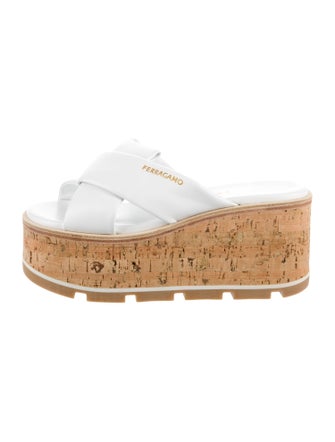 Ferragamo Leather Slides