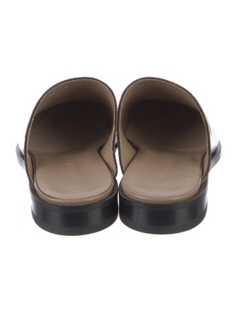 Ferragamo Leather Slides