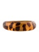 Ferragamo Resin Leopard Print Bangle Bracelet
