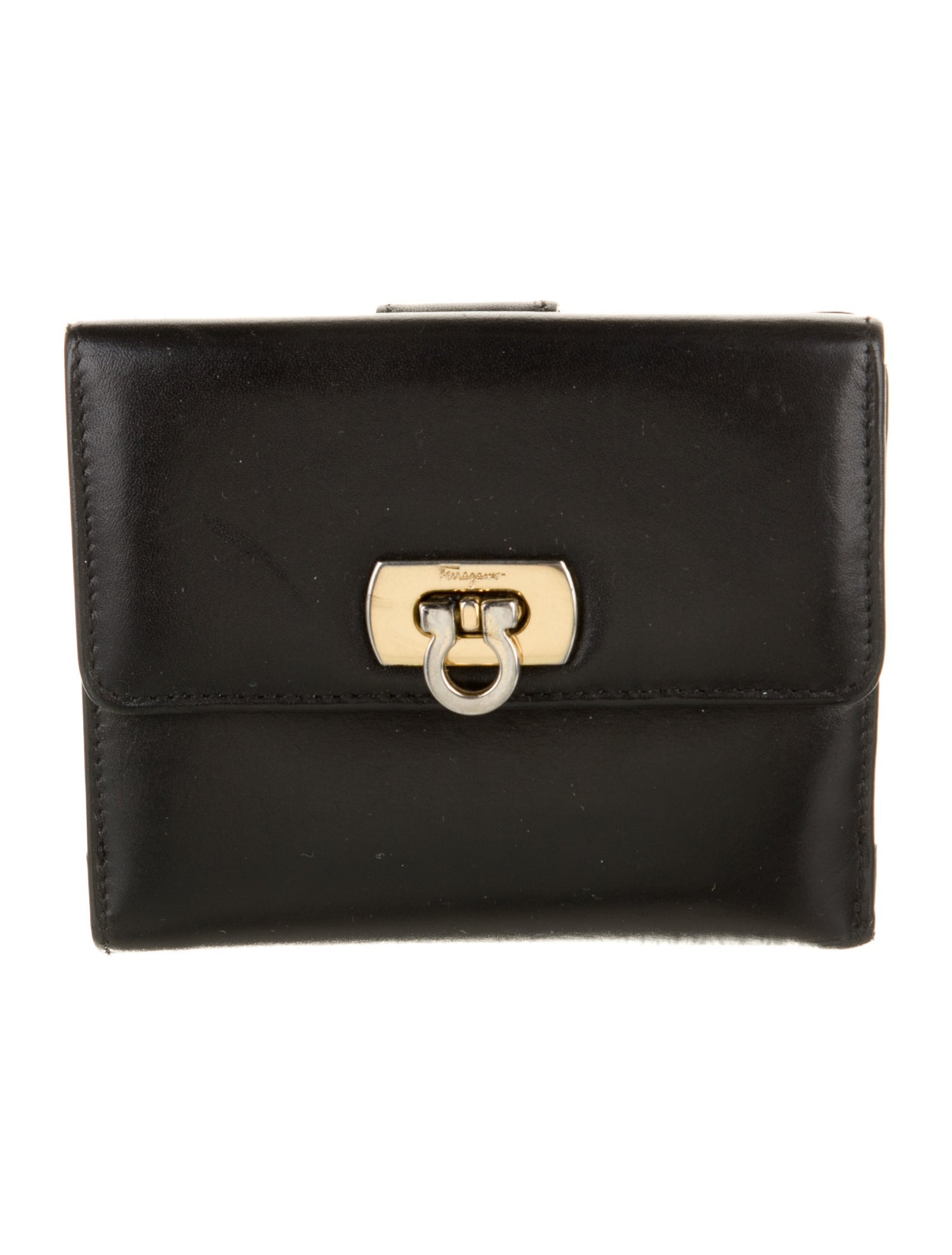 Ferragamo Leather Compact Wallet