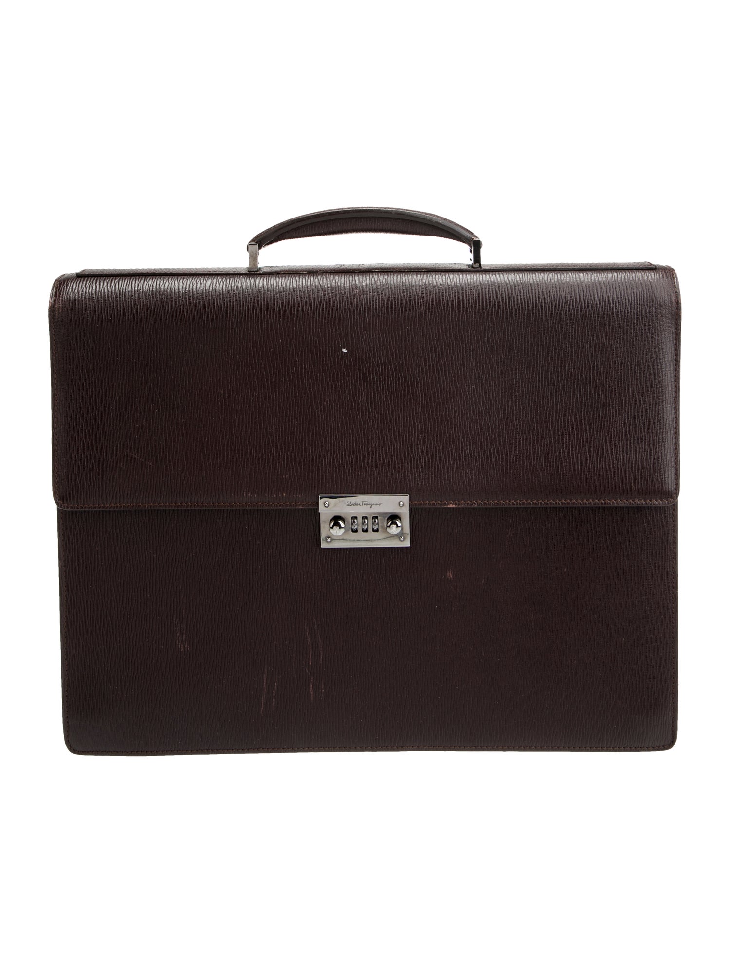 Salvatore Ferragamo Leather Briefcase
