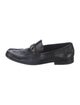 Ferragamo Gancini Logo Leather Loafers