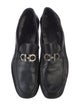Ferragamo Gancini Logo Leather Loafers