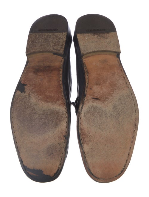 Ferragamo Gancini Logo Leather Loafers