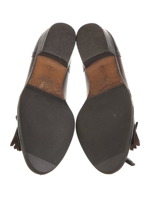 Ferragamo Leather Colorblock Pattern Flats