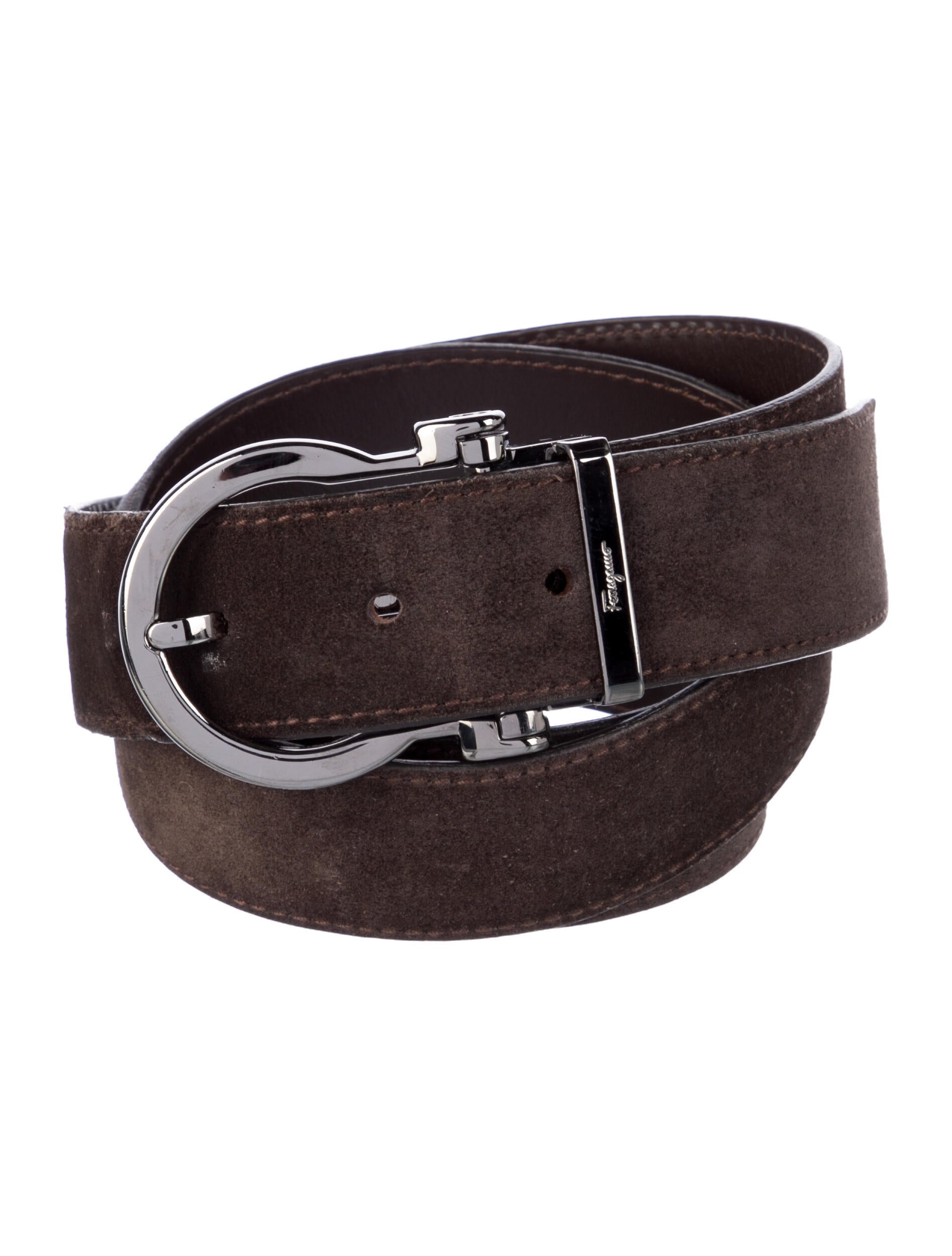 Ferragamo Suede Waist Belt