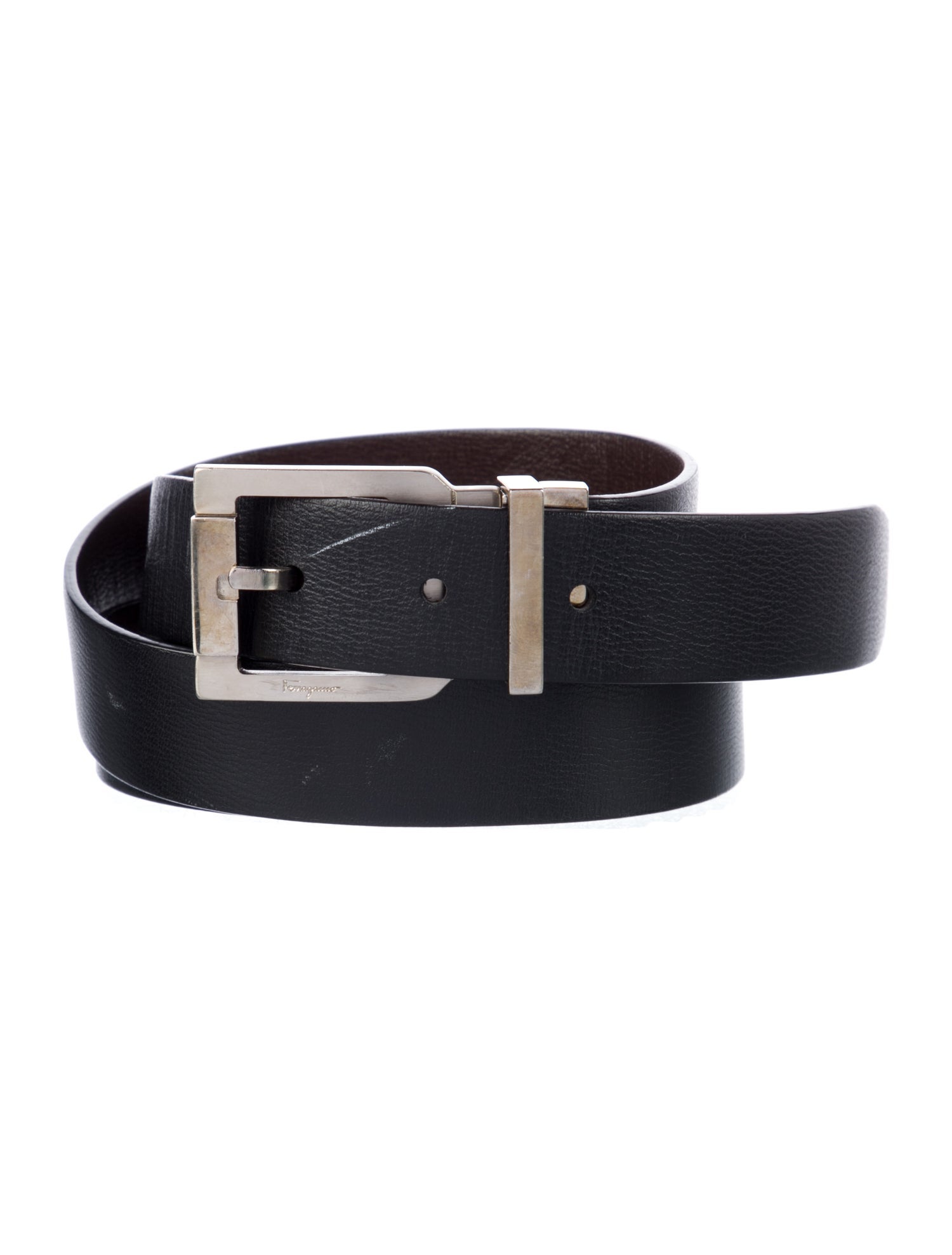Ferragamo Skinny Leather Belt