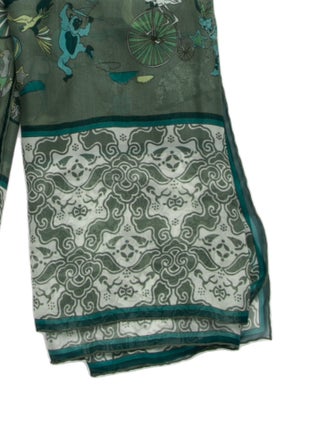 Salvatore Ferragamo Silk Paisley Print Scarf