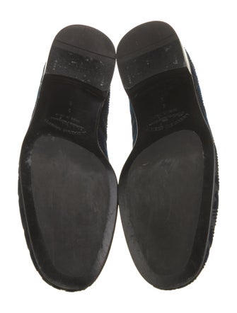 Ferragamo Velvet Printed Loafers