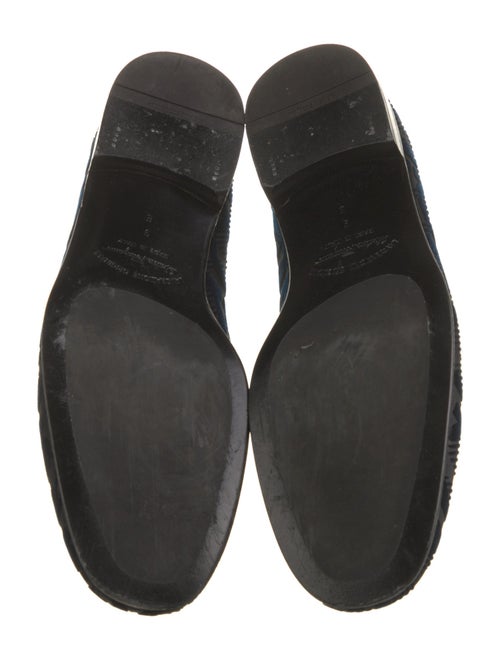 Ferragamo Velvet Printed Loafers