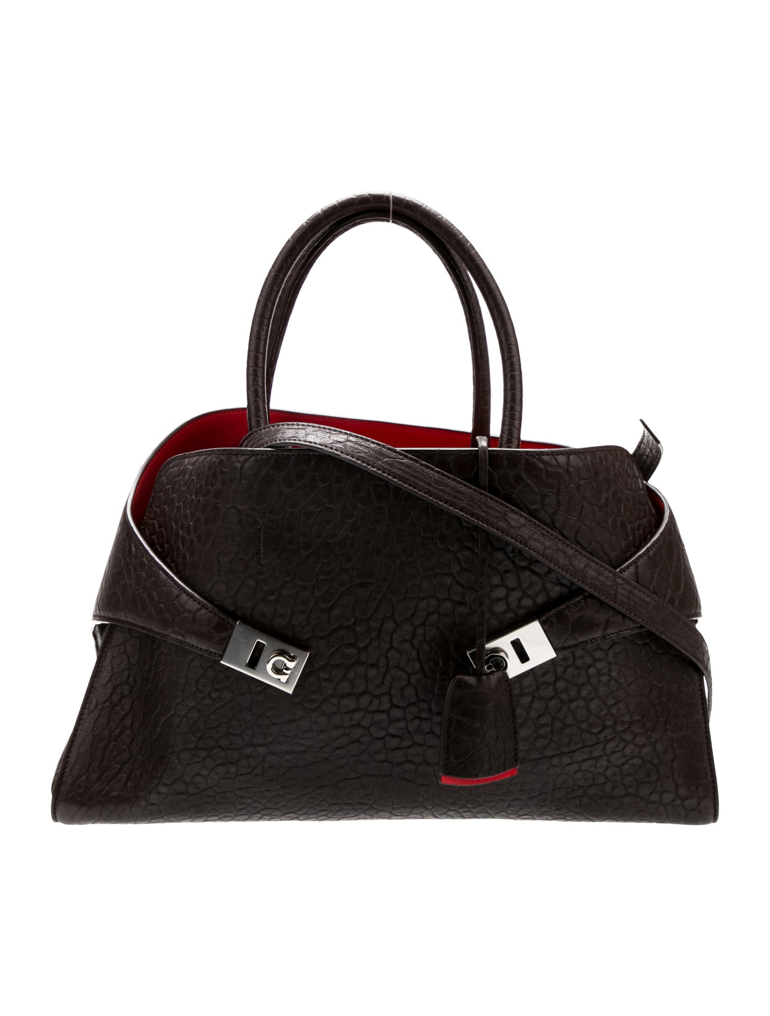 Ferragamo Leather Hug Large