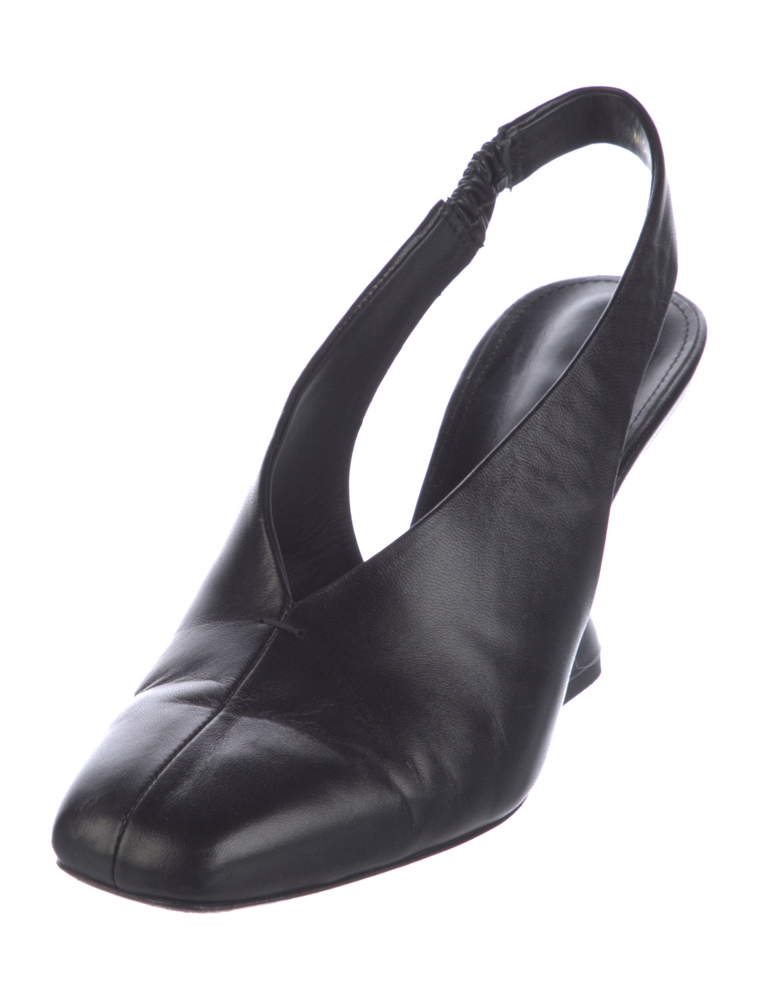 Ferragamo Leather Slingback Pumps