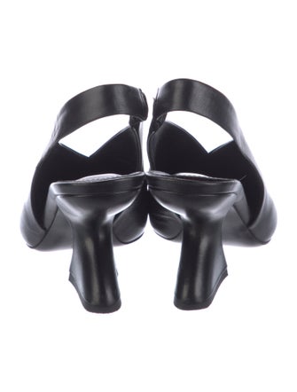 Ferragamo Leather Slingback Pumps