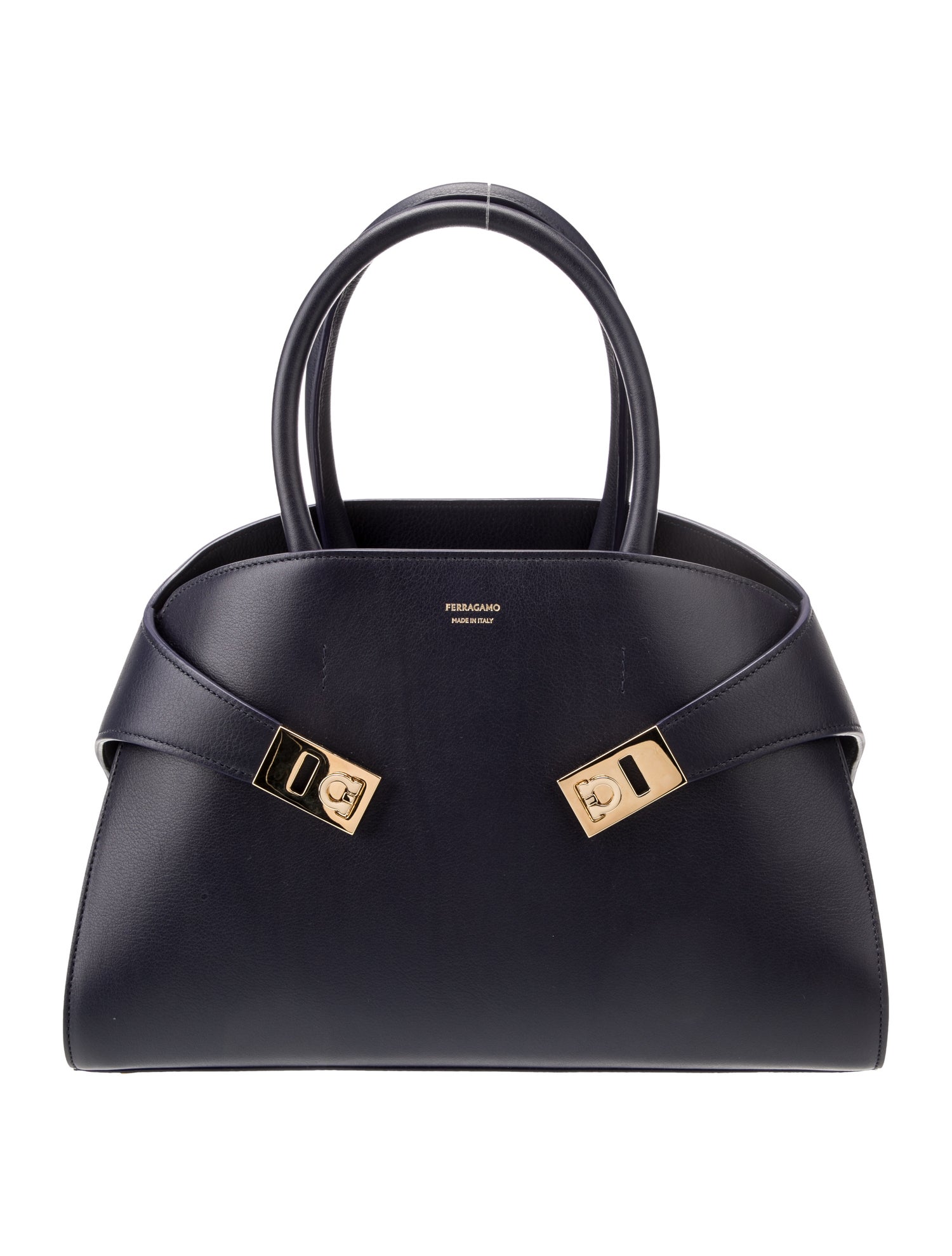 Ferragamo Leather Top Handle Bag