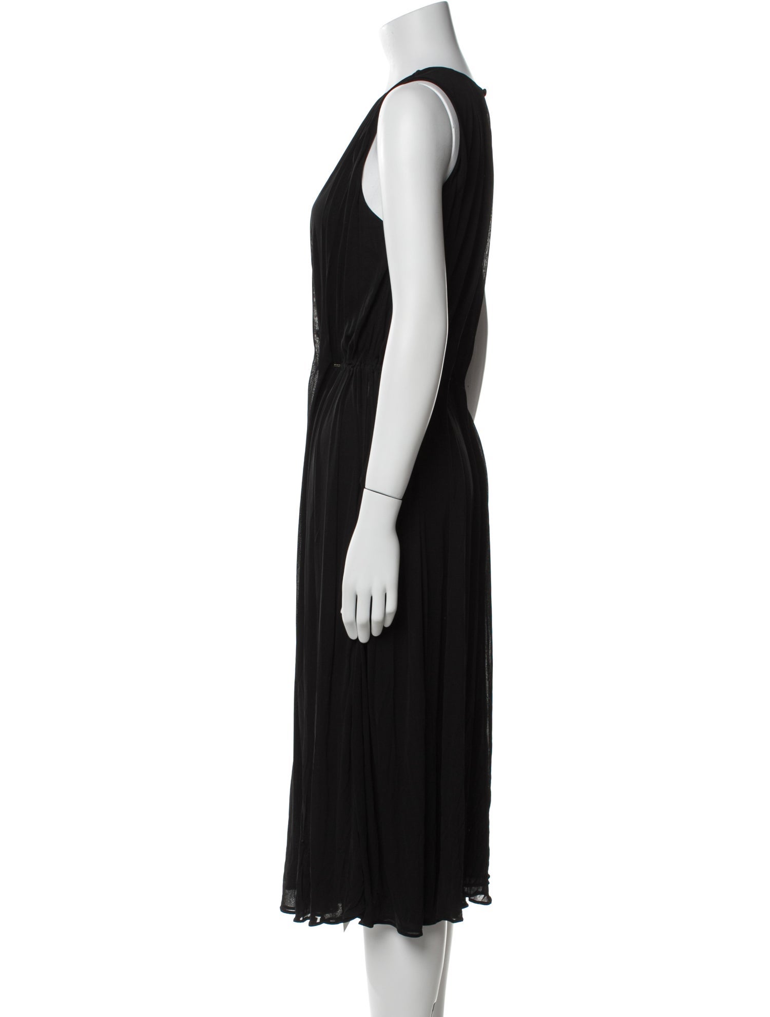 Ferragamo Crew Neck Midi Length Dress w/ Tags