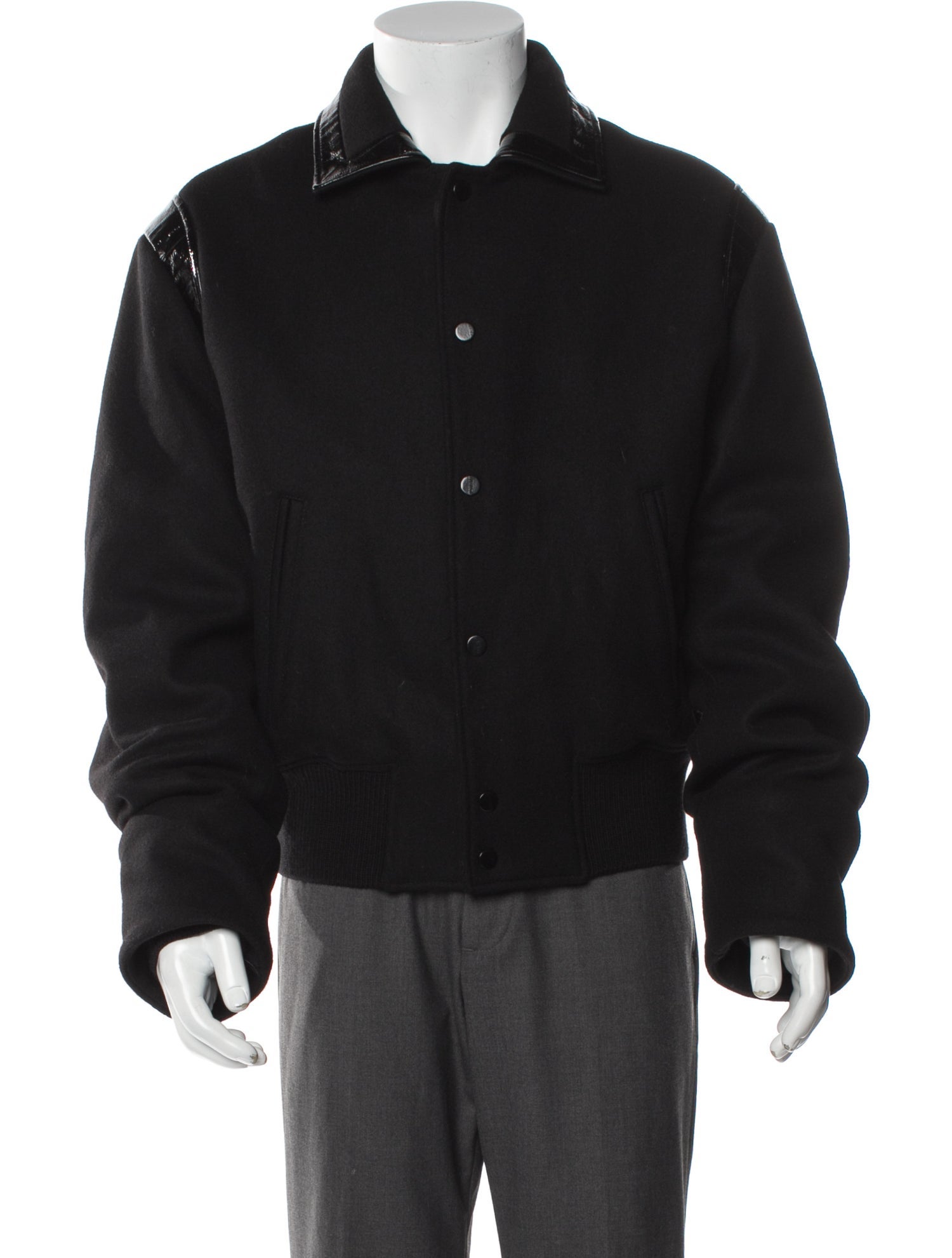 Ferragamo Virgin Wool Graphic Print Jacket w/ Tags