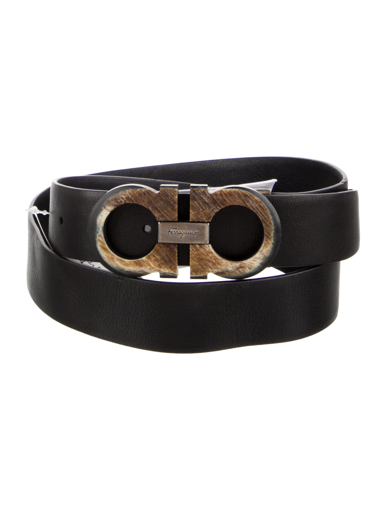 Ferragamo Skinny Leather Belt