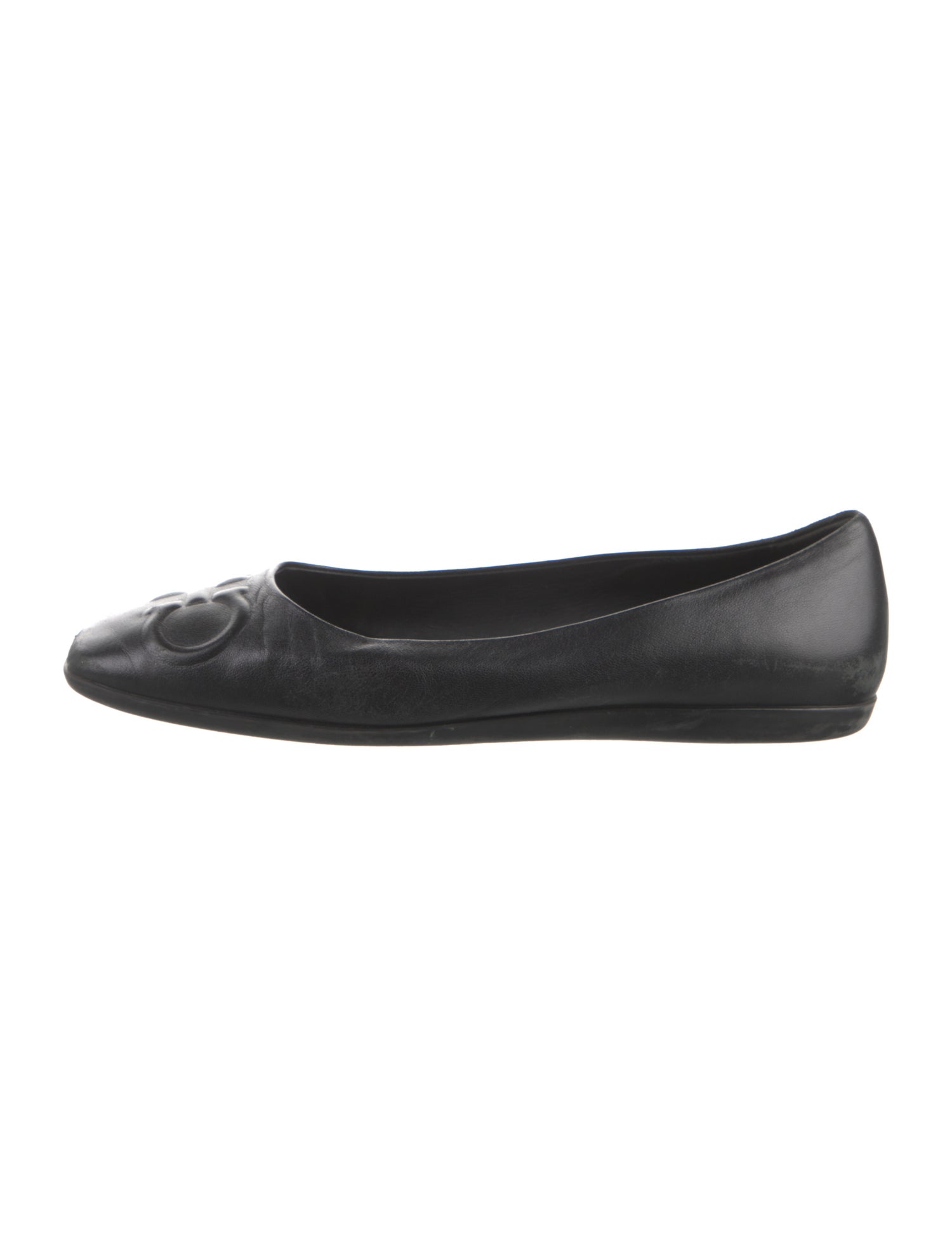 Ferragamo Leather Ballet Flats