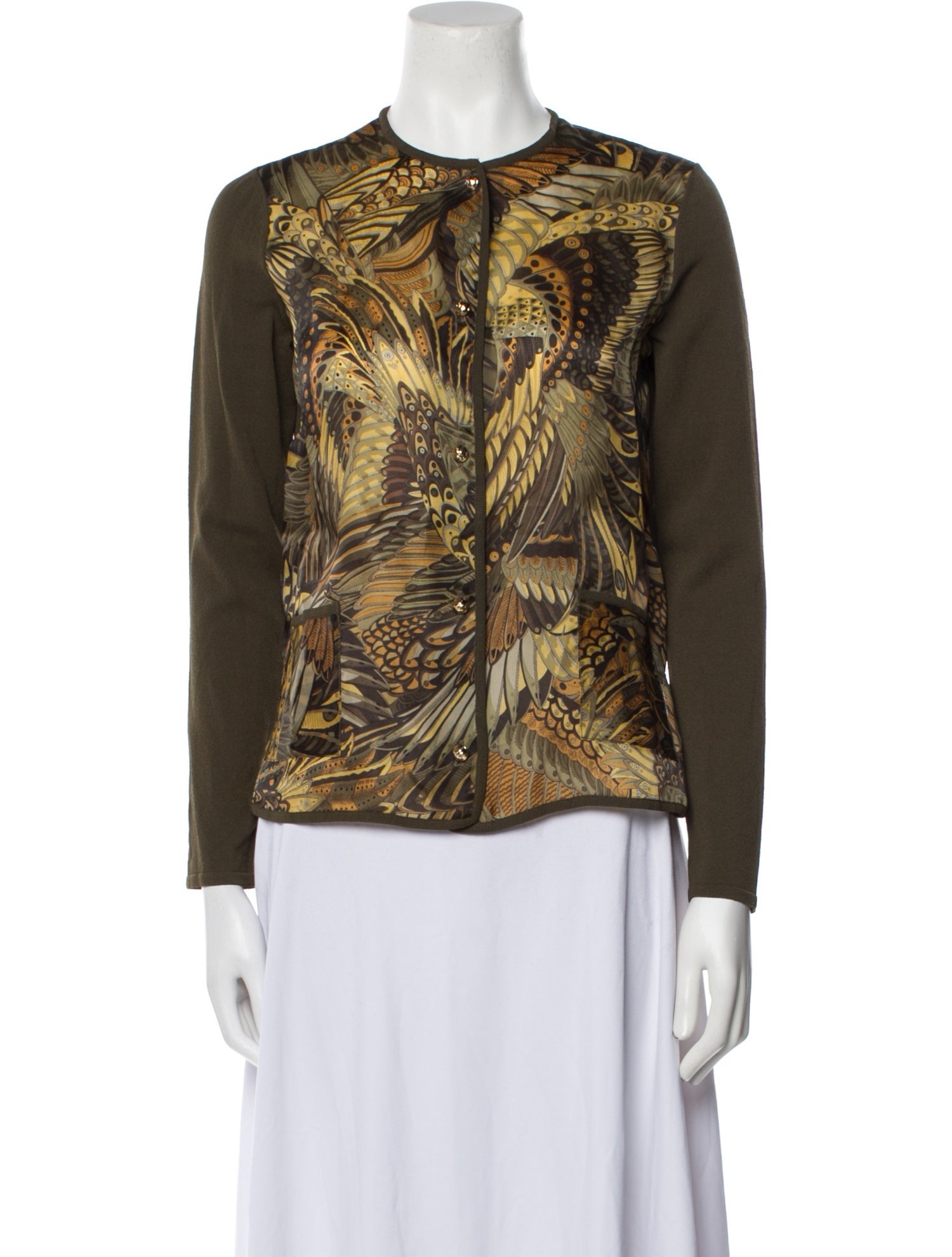 Ferragamo Vintage Printed Sweater