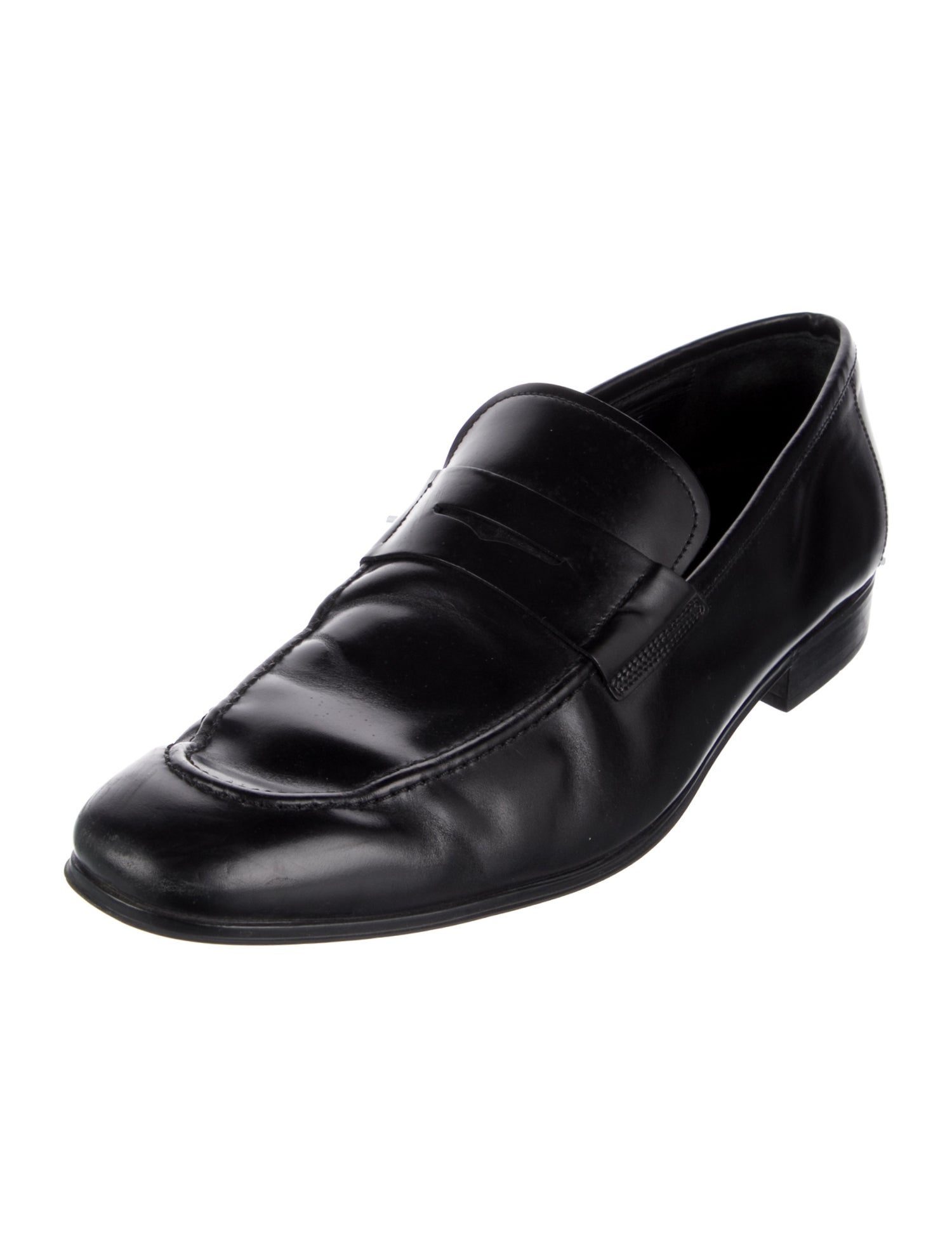 Ferragamo Leather Dress Loafers
