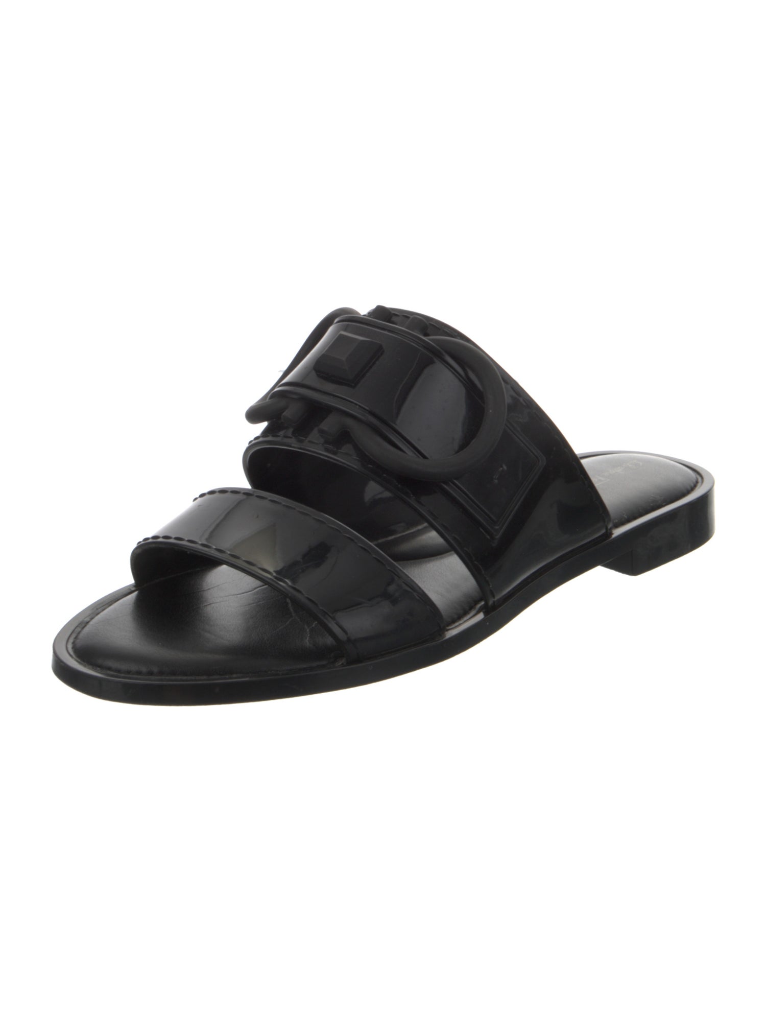 Christian Dior Rubber Slides - Blue Sandals, Shoes