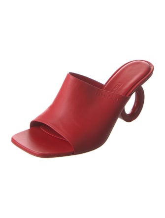 Ferragamo Leather Slides