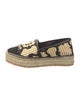 Ferragamo Leather Printed Espadrilles