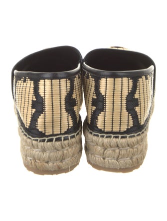 Ferragamo Leather Printed Espadrilles