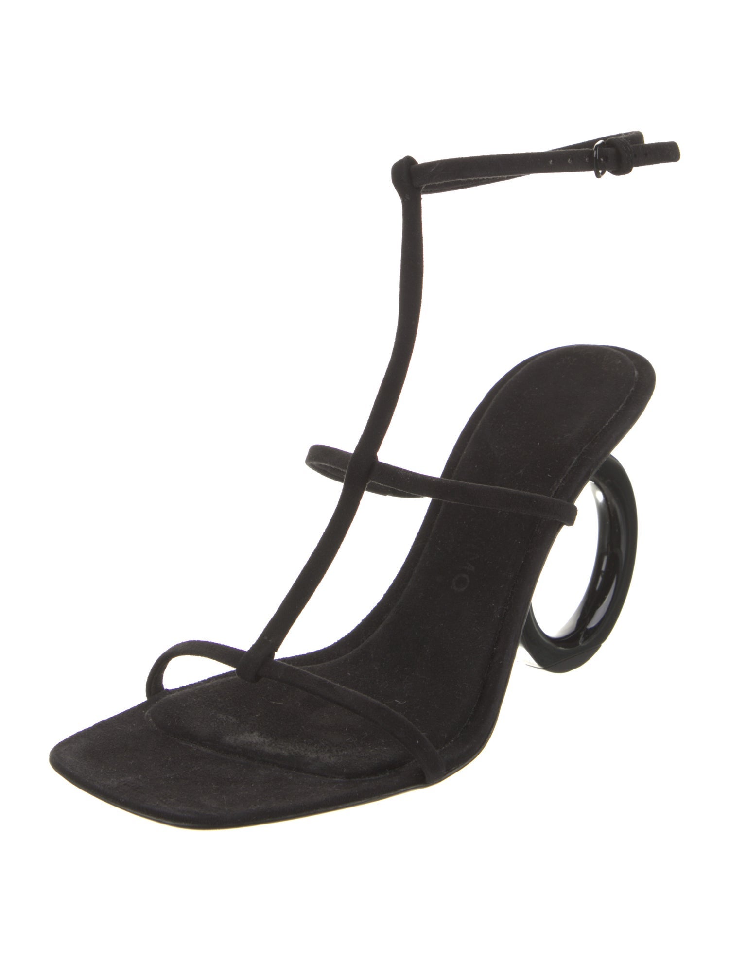 Ferragamo Suede T-Strap Sandals