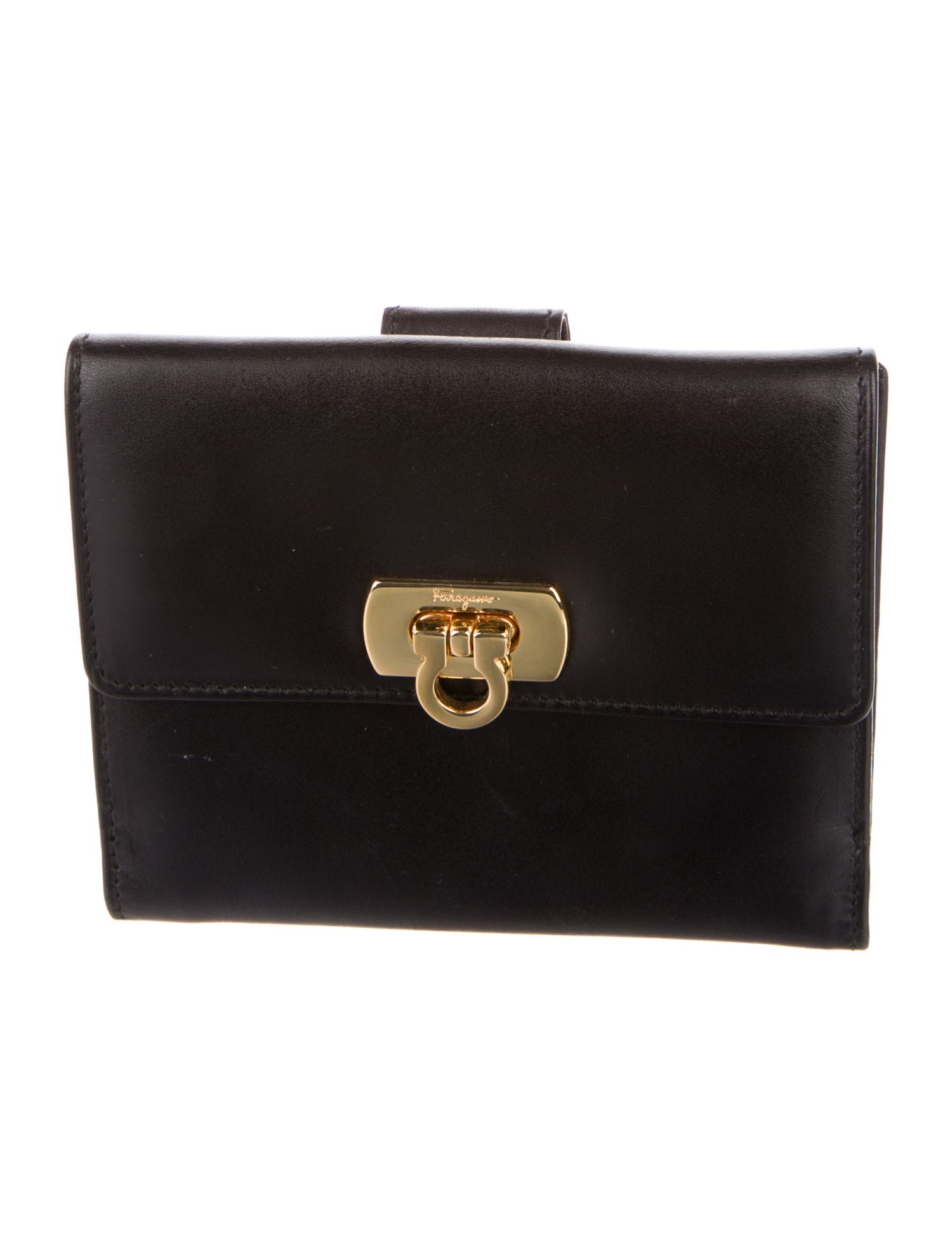 Ferragamo Leather Compact Wallet