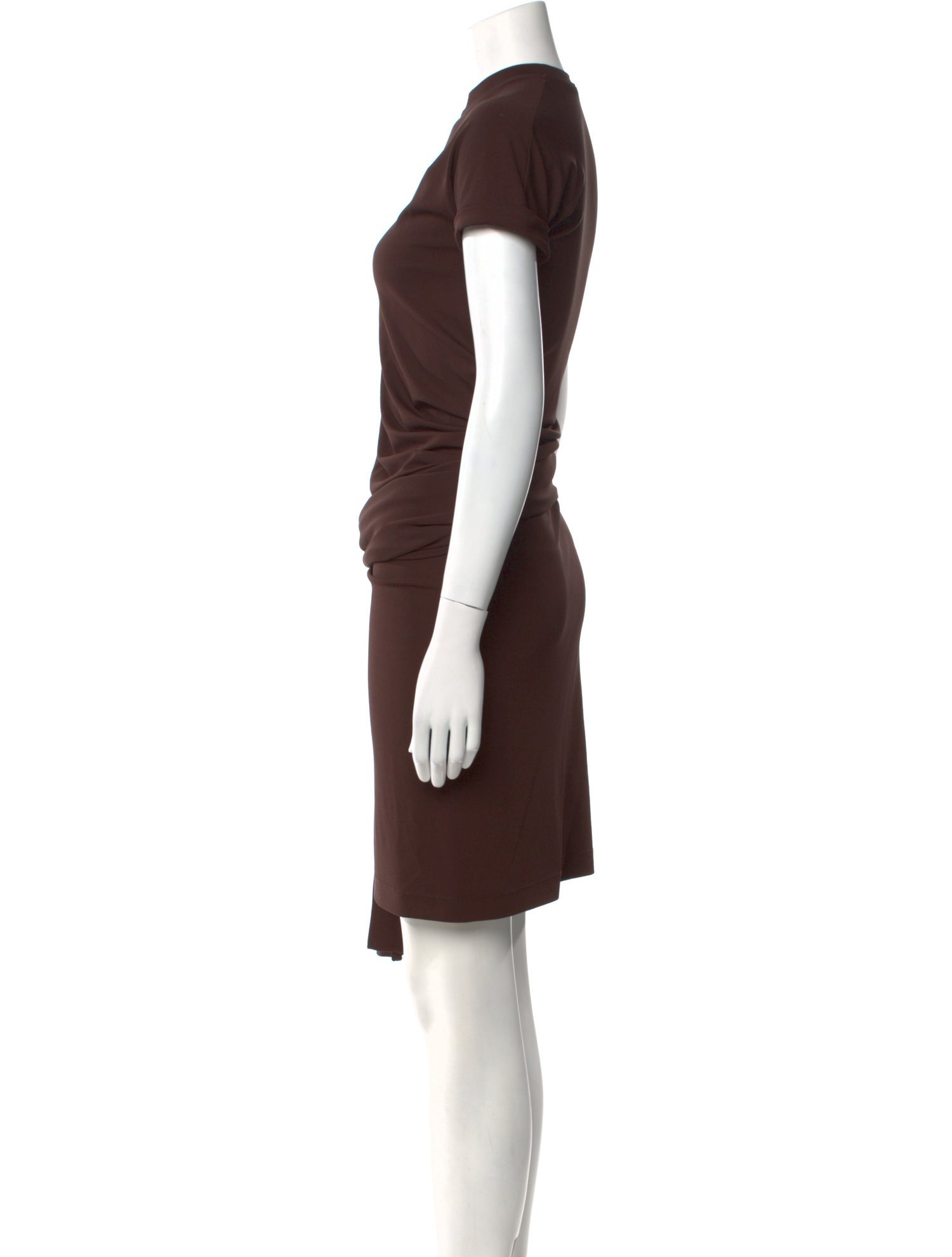 Ferragamo Mock Neck Knee-Length Dress